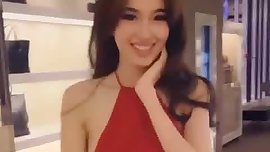 Sexy Red Dress Ladyboy