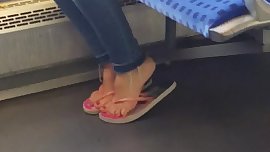 Very sexy brunette teen feet pt.2