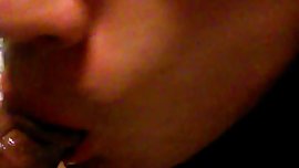 Me suckin like a good sissy