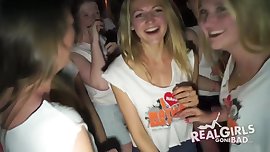 Teen amateurs hosed down