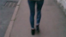 Big cum syringe walking girl