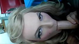 Sissy sucks big dick