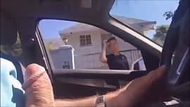 Dickflash to sexy teen who has to have a better look