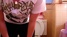 Hot amateur girls spitting