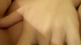 Tiny girl fingers pussy