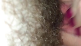 Creamy love making while rubbing clit