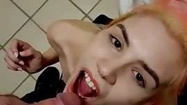 Young Sub Slut Drinking