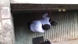 Chinese couple like to fuck in public