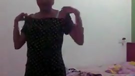 Beautiful Sri Lankan undresses and masturbates