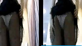 CutieMei in Black Dress Upskir 美玲裙底风光