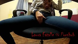 Daughter caught masturbating while watching porn spy cam - Laura Fatalle