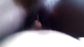 Young black teen rides cock