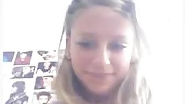 Blonde teen and hairless pussy