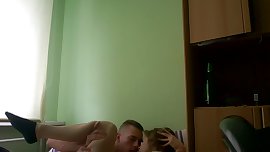 Hidden Cam Teens fuck and cum on pussy