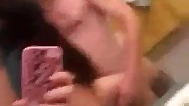 Chav teen filming herself getting fucked