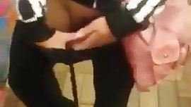 Teen uses dildo in public store