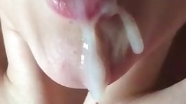 Feeding my teenage cousin with my cum