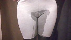 Peeing in my tight joggers