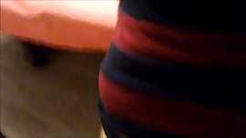 sexy girlfriend exposed thong slip