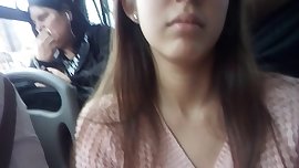 rich college girl in bus morrita