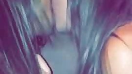 Amateur Chavvy brunettes three way tonguing