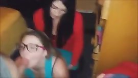 Girlfriend watches BF fucking another girl