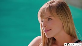 VIXEN Young blonde teen loves sex