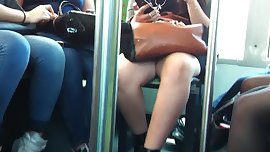 arab teen upskirt in bus