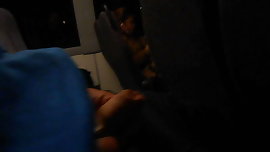 playing my dick in public bus near a teen