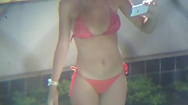 Filmando e sendo filmada