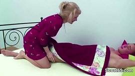 Step-Mom Found Him and Wake Up With Blowjob and Get Anal