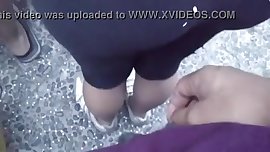 arrimandole todo a la teen leggins encoxada