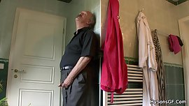 He finds cheating gf with old granpa