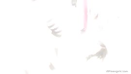 Newbie teen gets all stretched up