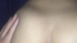 young teen takes white dick from behind