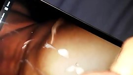 Cumming on Leslie Marquina's perfect ass