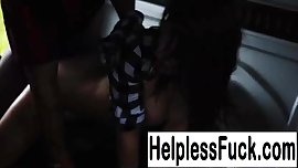 Bound and used by stranger