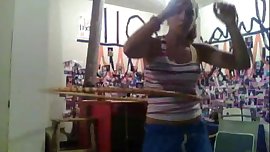 Julia Dancing in her dorm