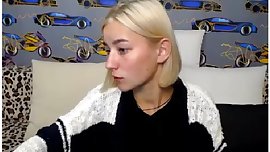 Cute 18yo Ukrainian strips and masturbates. (Part 1of2)