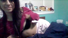 cute shy girl being a tease