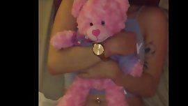 Teddy bear fuck and cum