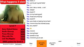 Horny girl with amazing tits plays omegle game and makes me cum