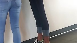 Two superb teen with tigh ass booty. Twerk that booty meat