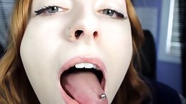 Cute Teen Redhead - Tongue-Fetish
