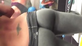 Tight ass in leggings