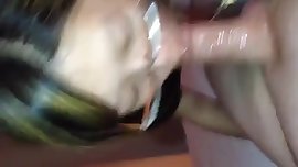 Asian Teen Gets Her Pussy Pound in cream pie