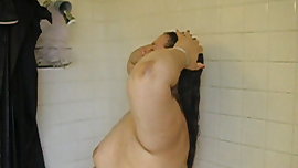 Bbw teen kitten shower 1