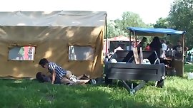 Public fucking at music festival