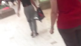 Sexy teen no panties wedgie