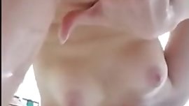 Girl records her creampie for Snapchat 2